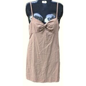 Vintage Y2K Gap Babydoll Mini Dress Sz 1 Eyelet Lace Feminine Dainty Summer Cute